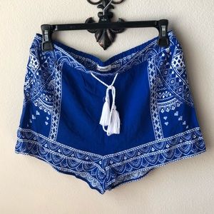 Blue Soft Shorts